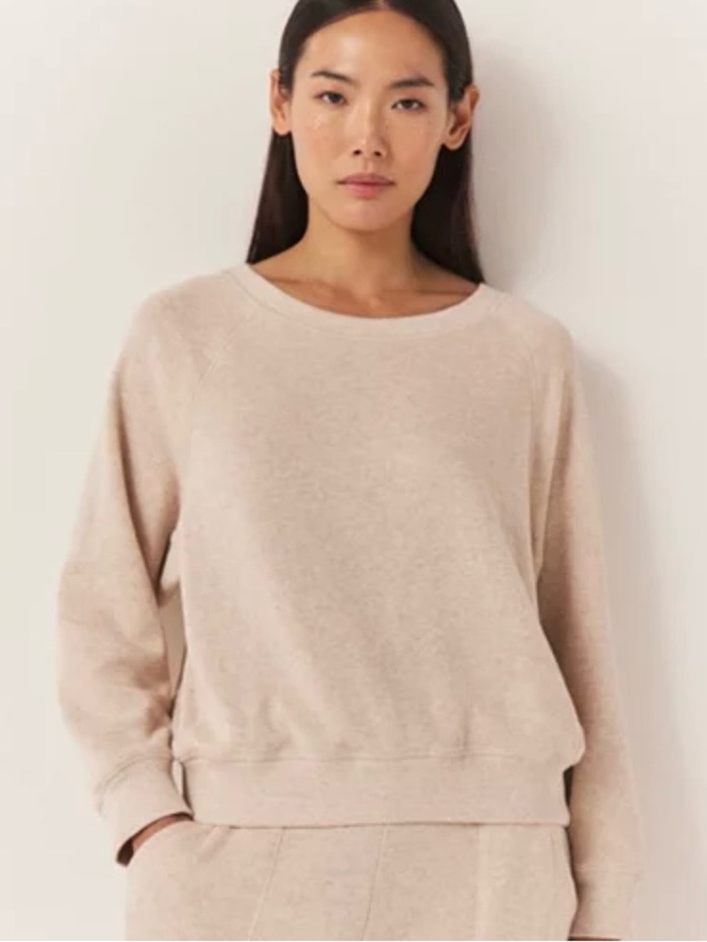 Lounge the white company. Pullover sweatshirt hoodie.